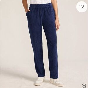 🌟NEW WITH TAGS🌟Lands’ End Women’s Navy Large/Tall Elastic Waist Pants